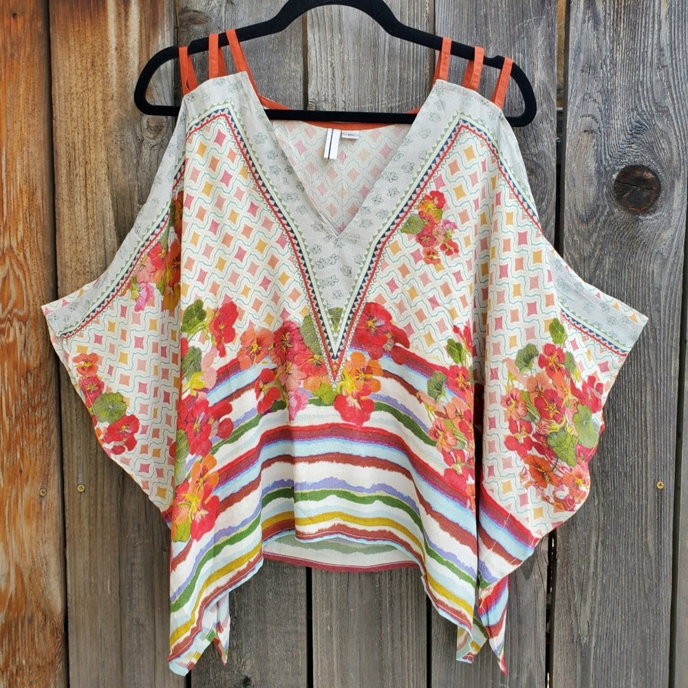 Anthropologie Bl^nk London Floral Flowy Top